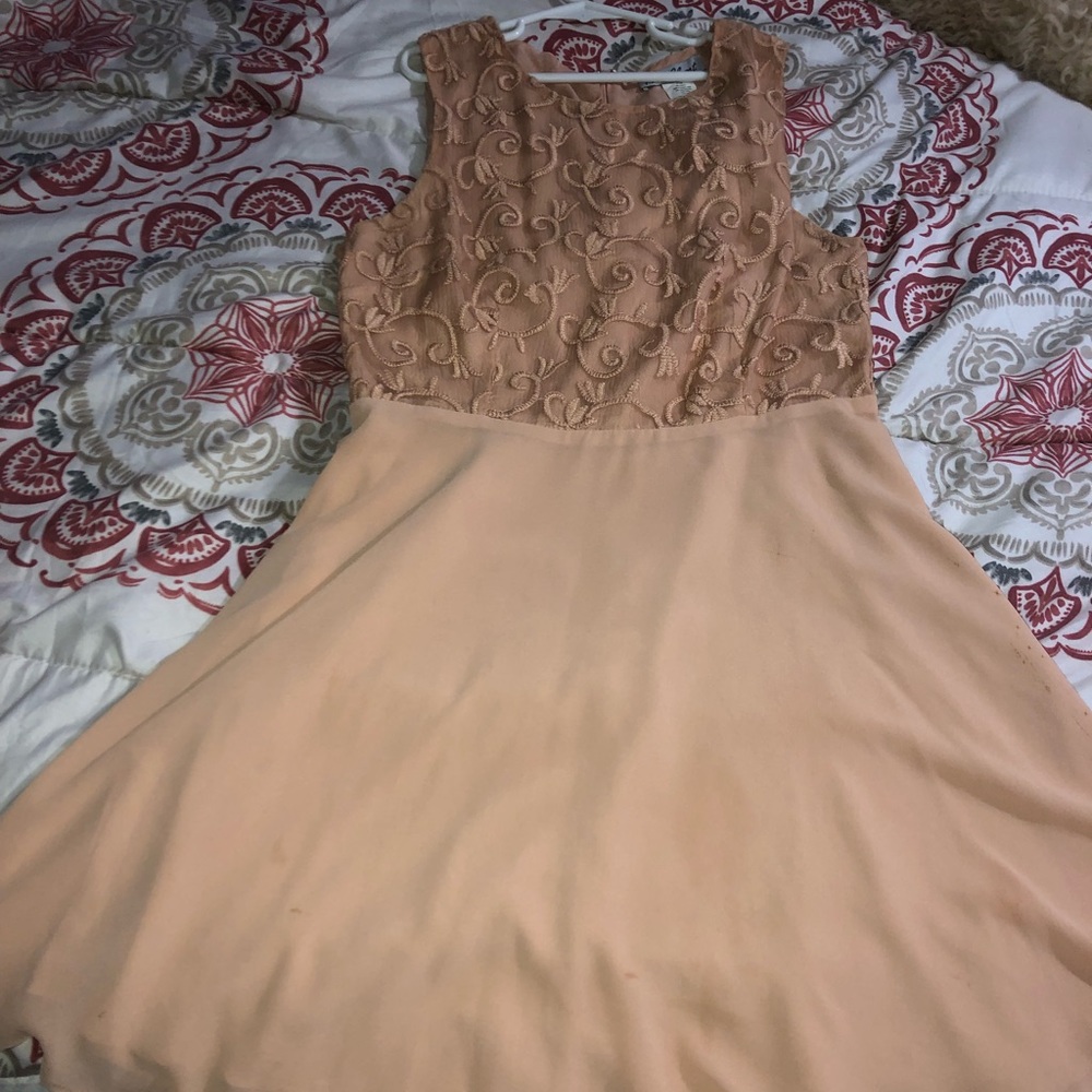 Semi formal blush pink dress